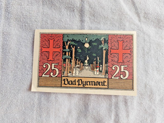 Bad Pyrmont Notgeld Geldschein Banknote