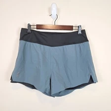 On Cloud Running Shorts Womens Size L 3" Inseam Stone Gray Lined Pockets
