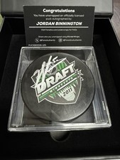 Jordan Binnington Signed 2011 Draft Puck Fanatics Authentic