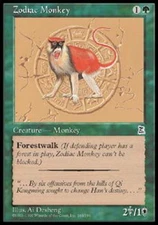 Zodiac Monkey - Portal Three Kingdoms #160/180 MTG Magic The Gathering