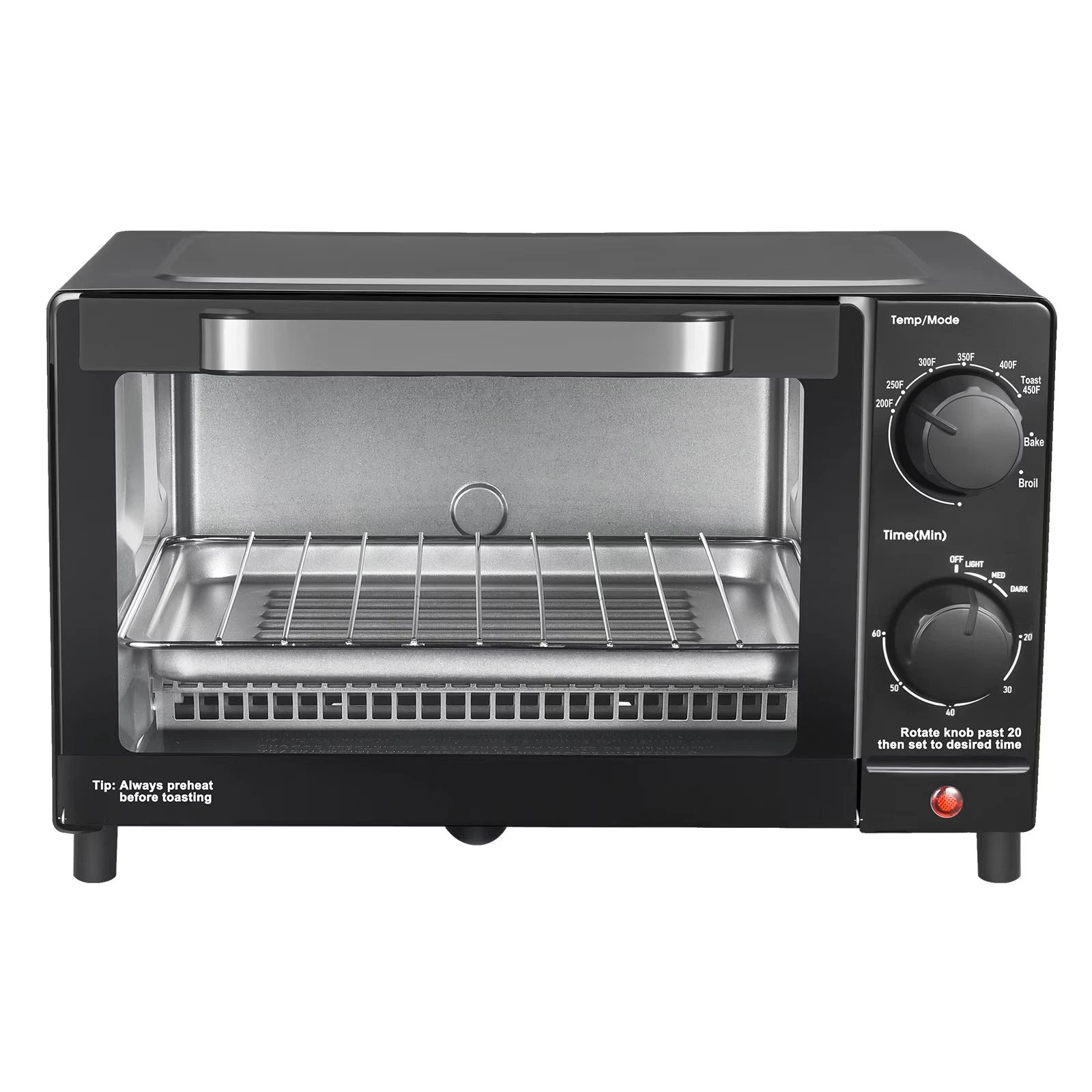 Mainstays 4 Slice Countertop Toaster Oven Black
Opens in a new window or tab