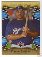 Prince Fielder 2007 07 UD Elements Card