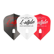 L-Style L3Pro KAMI Vintage Logo Flights - Gun Metal/White/Red