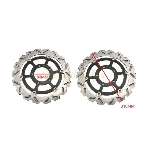 Front Brake Rotors Discs For Kawasaki KLZ1000 VERSYS 1000 ABS 2015-2021 - Picture 5 of 5