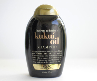 OGX Kukui Oil Shampoo Hydrate  Defrizz Hawaiian Kukui Nut Oil 13 fl oz New