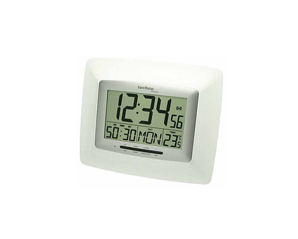 Orologio Sveglia radio controllato timer termometro techno line ws 8100