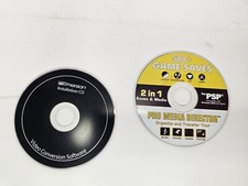 SONY PSP PRO MEDIA DIRECTOR 500 GAME SAVES DISC, 2 in 1 Saves, GREAT SHAPE