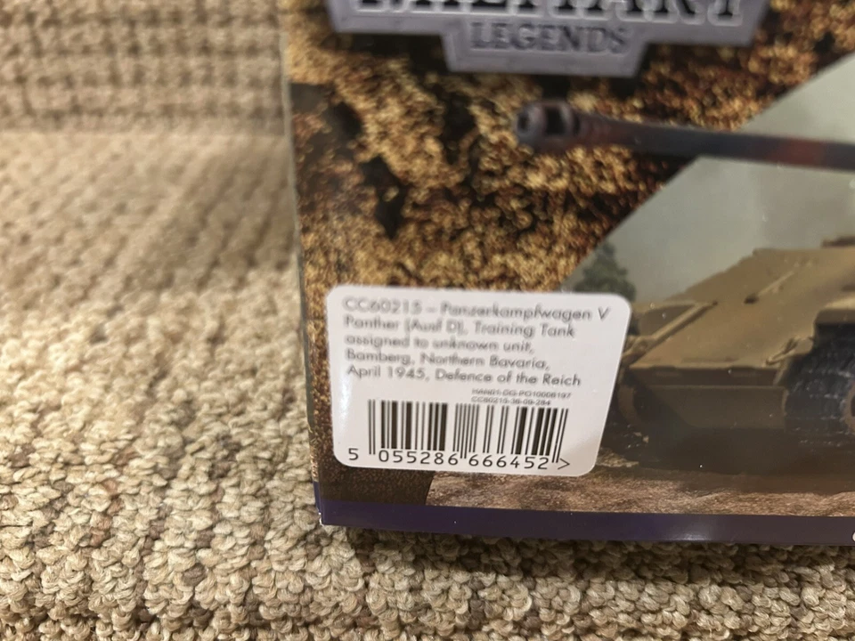 Corgi 1:50 Panther Ausf D, N. Bavaria - Defense of Reich April 1945, No. CC60215 - Image 4 of 4