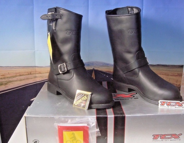 Boots Man Tcx Custom Gore Tex Black Size Eu 44 7098g For Sale Ebay
