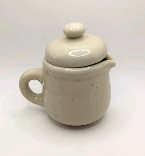Vintage Trend Pacific Galaxy Wheatstone Stoneware Creamer Cup With Lid