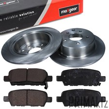 MAXGEAR Bremsscheiben Bremsbeläge Hinten für NISSAN QASHQAI TEANA