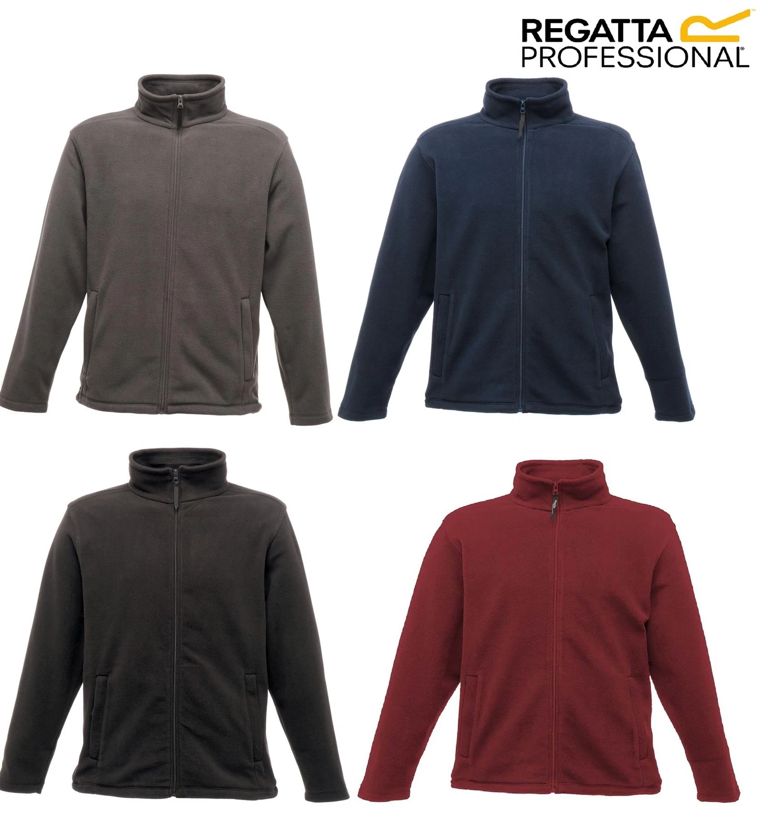 Regatta Mens Micro Full Zip Lightweight Fleece Jacket Top Black Navy Grey
Opens in a new window or t