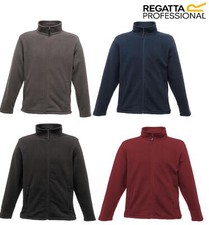 Regatta Mens Micro Full Zip Lightweight Fleece Jacket Top Black Navy Grey