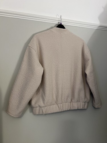H&M Teddy Bomber Jacket- Size S New - Picture 5 of 6