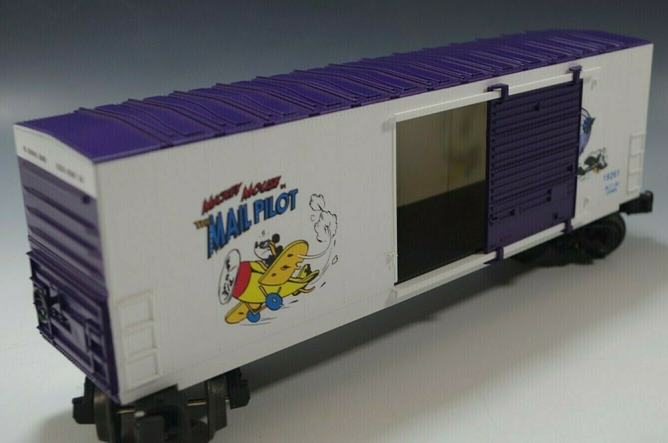 LIONEL THE PERILS OF MICKEY HICUBE BOX CAR I 619261 TRAIN DISNEY O