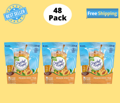 Crystal Light Peach Tea Sticks, 48ct./32 qt. (No Ship To CA)