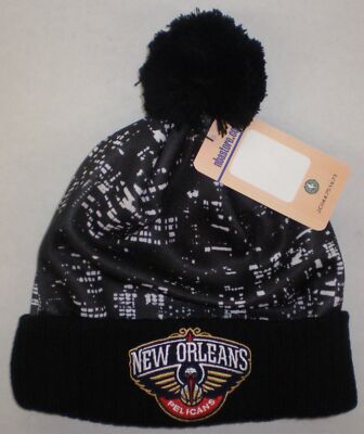 NBA New Orleans Pelicans Adidas Adult Cuffed Pom Winter Knit Hat Cap Beanie NEW!