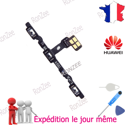 Nappe Bouton Power On Off Volume Pour Huawei Mate 30 Mate 30 Lite ✅ Vendeur PRO✅ - Picture 1 of 6