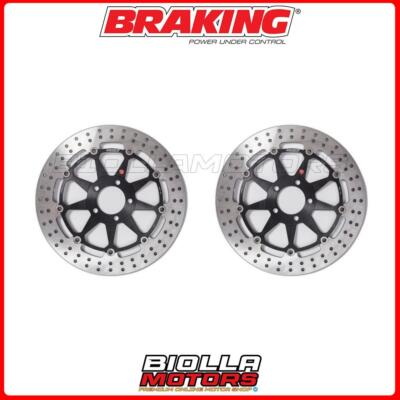 SATZ BREMSSCHEIBEN VORNE BRAKING KAWASAKI ZX7RR NINJA 750 2000 - [SCHWIMMEND] 2