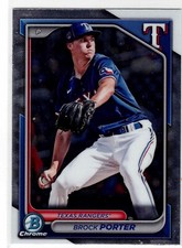 Brock Porter Texas Rangers 2024 Bowman Chrome Draft **