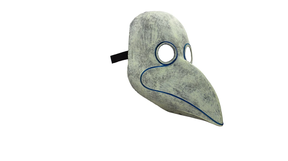 Ghoulish Productions Doctor Peste LED Latex Face Mask Horror Halloween Cosplay - Image 3 of 4