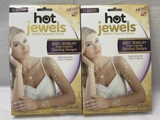 New Hot Jewels 2-Pack Metallic Temporary Tattoos Body Jewelry  SH8 