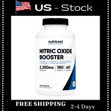 Nutricost Nitric Oxide Booster 750mg, 180 Capsules, 60 Servings