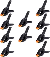 10 Packs of 3.5 Inch Professional Plastic Small Spring Clamps Heavy Duty for Cra