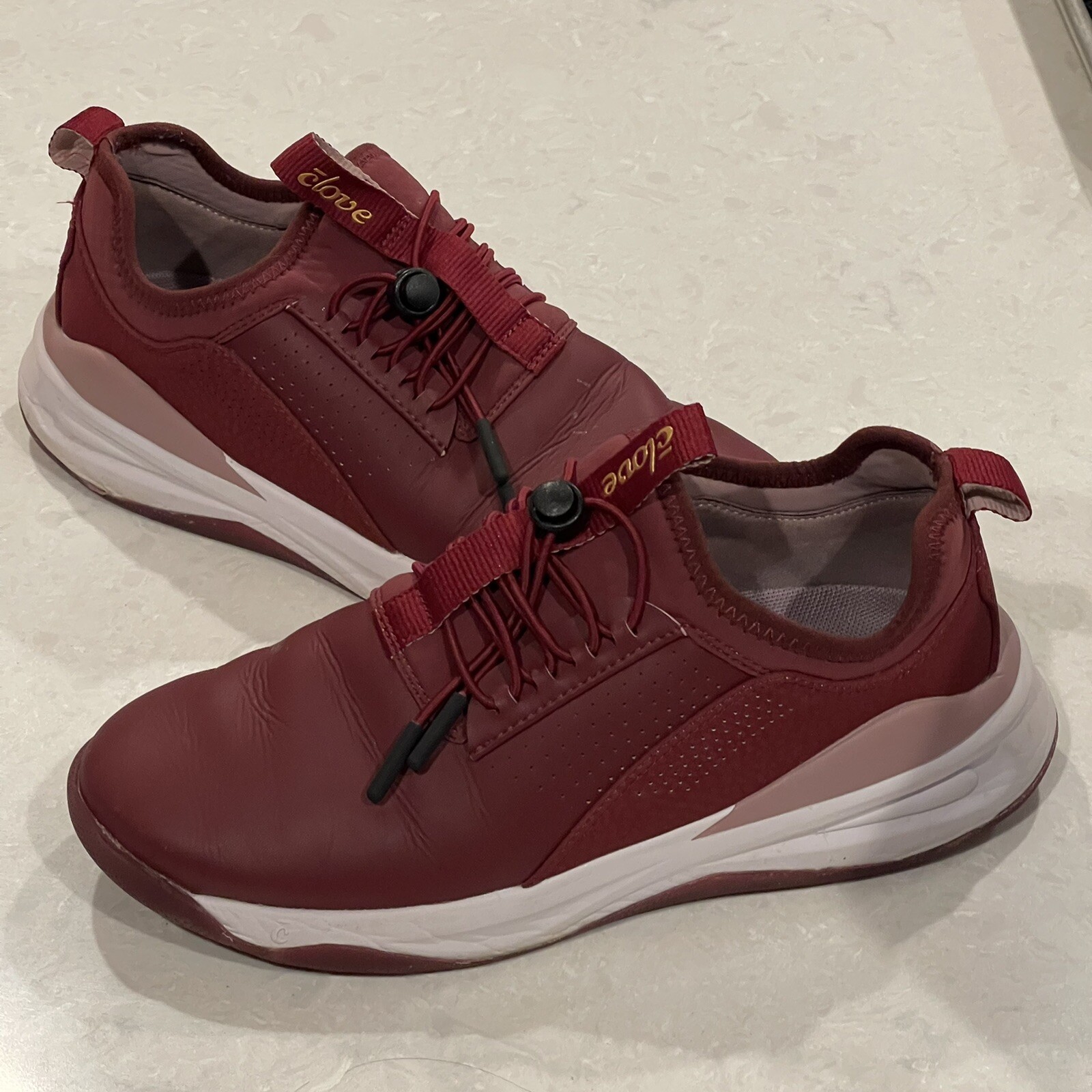 SAOLA CLOVE Scarpe Royal Maroon (Borgogna) Infermieristica Slip On Unisex