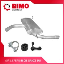 Seat Altea 1.6 75kW (ab 06/2005) Endschalldämpfer Mit Montagesatz Auspuff