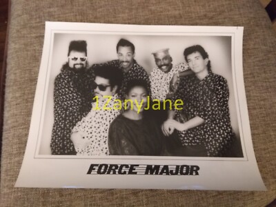 P107 Band 8x10 Press Photo PROMO MEDIA FORCE MAJOR 1 WOMAN 5 MEN GROUP