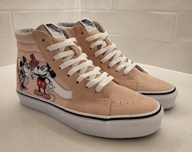 Vans Sk8-Hi Disney Mickey and Minnie Pink Womens 7 | eBay