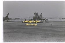 USAF F-4 Phantom Aircraft at Nevada in early 70s, Original Negative q14a