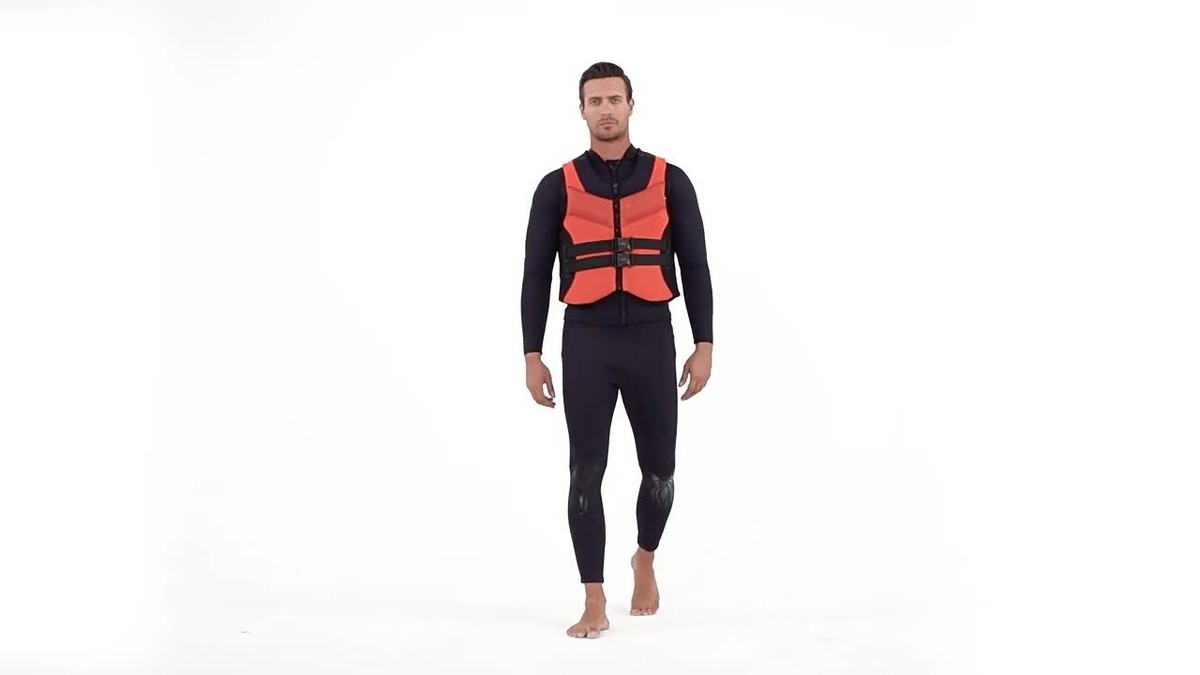 Neoprene Life Vest Adults Surf Buoyancy Aid Life Jacket Motorboats