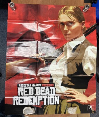 Red Dead Redemption Double-Sided MAP And Poster ONLY