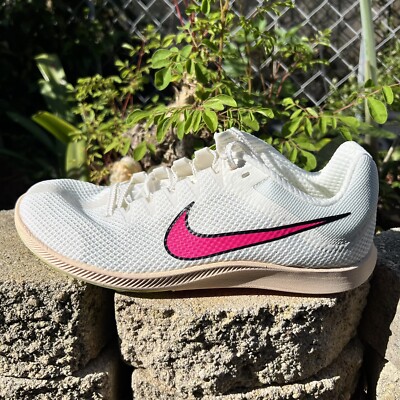 NEW Nike Track Shoes Rival Distance Sail Pink Running DC8725-101 Men s Sz 9