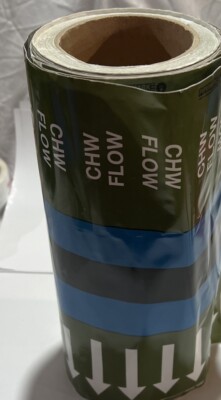 Rohridentifikation Banding ID-Band UK-Netz Wasser Service CHW FLOW