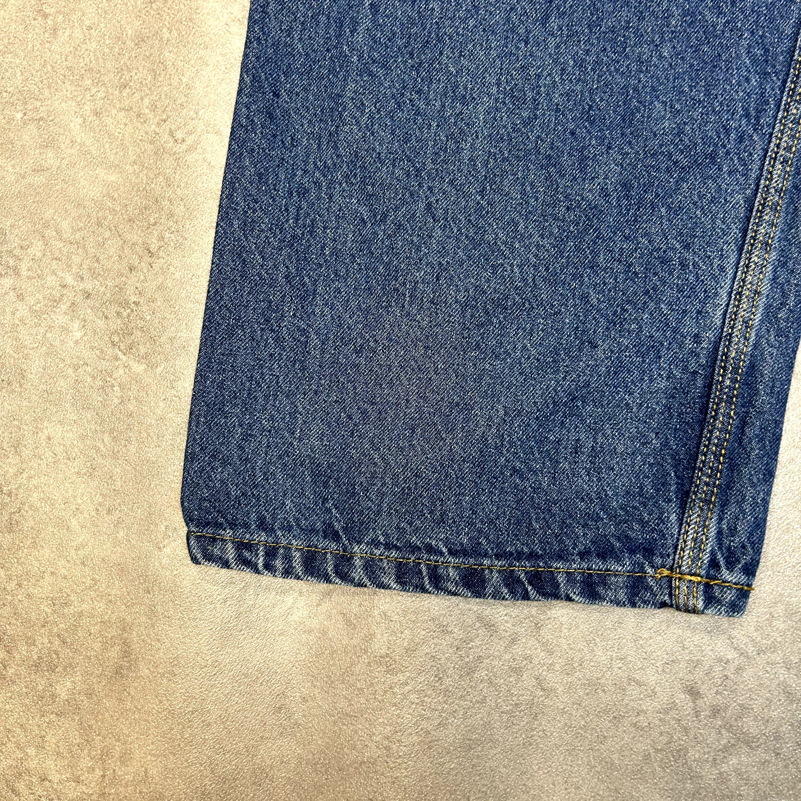 RK Brand Carpenter Jeans Mens 34” Baggy Fit Denim Workwear Pants, Blue image 9