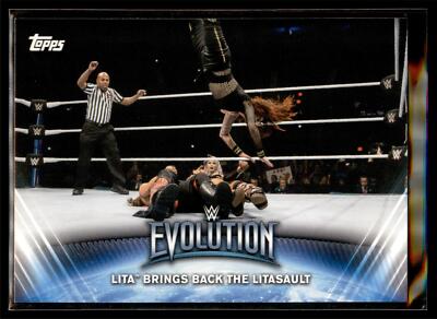 2019 Topps WWE Women s Division Wrestling Evolution #WE-1 Lita Brings Back the