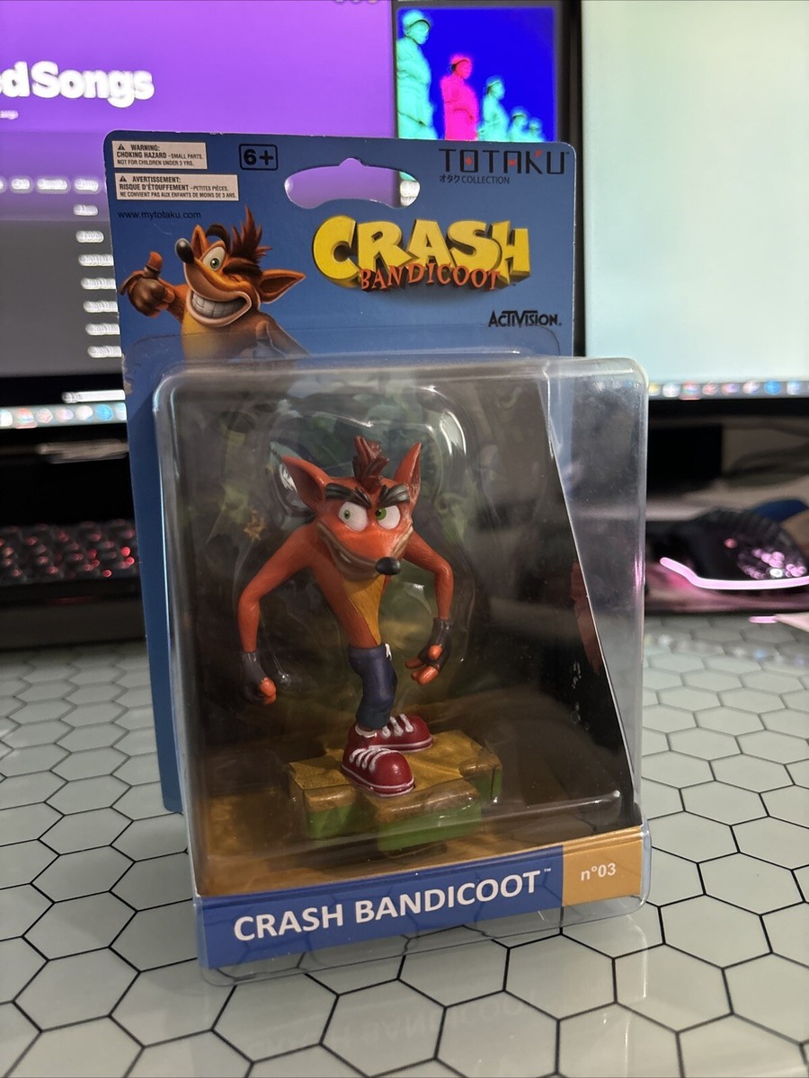 クラッシュバンディクー　Crash Bandicoot Tiny フィギュア Crash Bandicoot Totaku Figure Factory Sealed Thinkgeek OOP