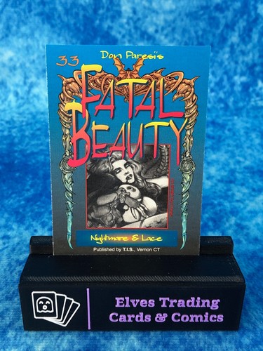 Don Paresi's Fatal Beauty SINGLE Non-Sport Trading card Illustration Studio 1997 - Picture 70 of 182