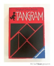 Tangram von Ravensburger 1987 Vintage Brettspiel Puzzle guter Zustand (319)