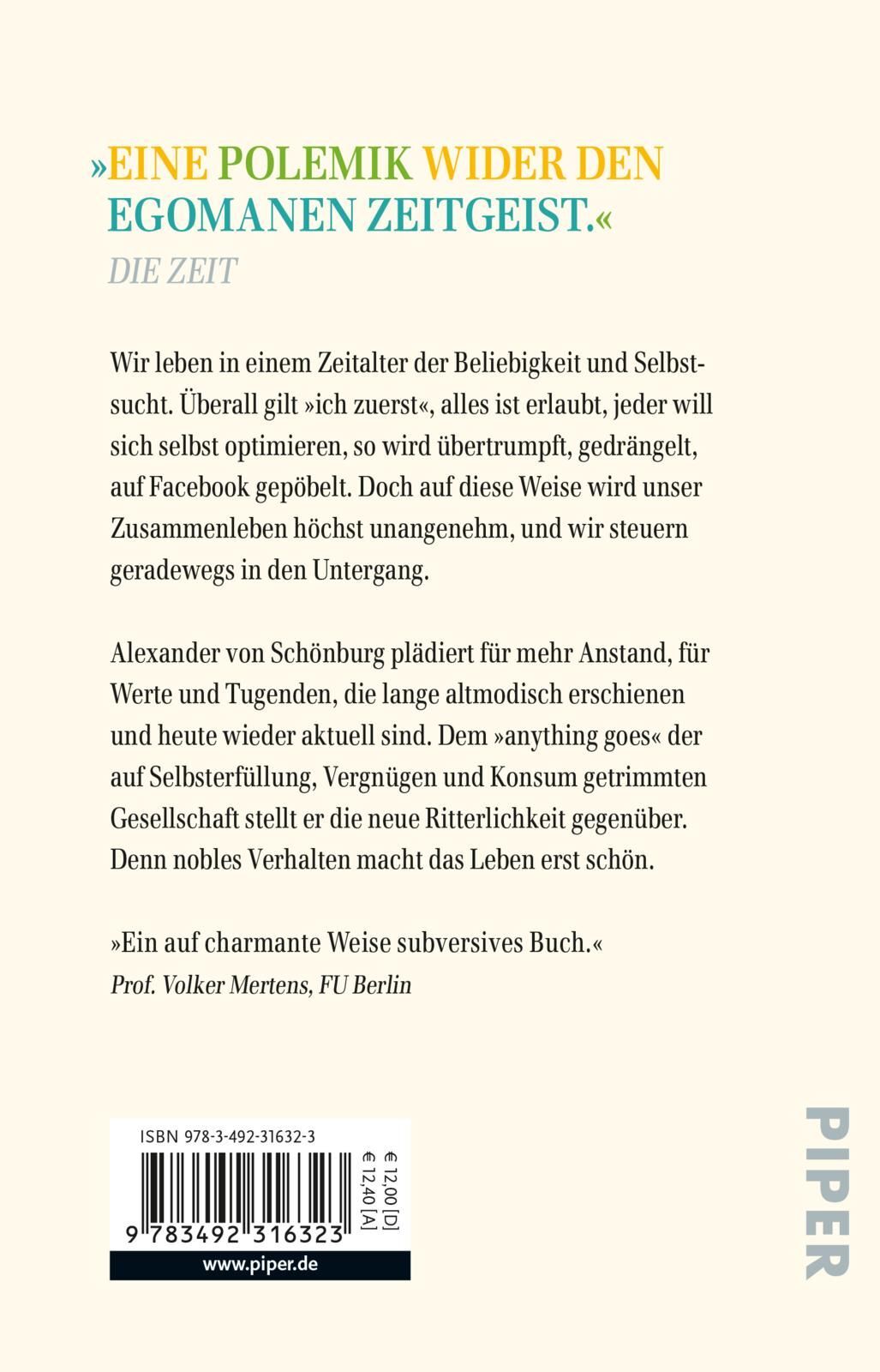 Thumbnail - Die Kunst Des Lässigen Anstands, Alexander Von Schönburg