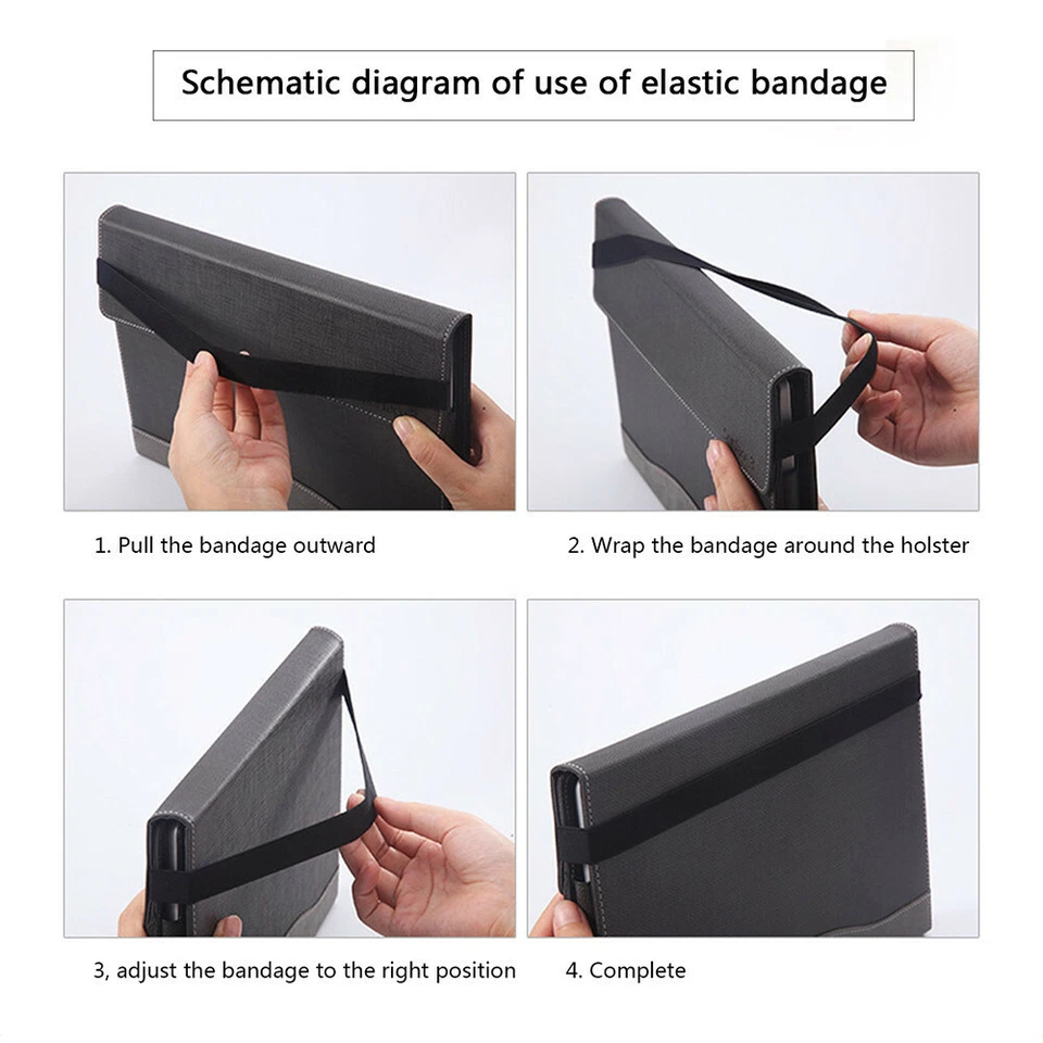 PU Leather Case For Microsoft Surface Pro 7 12.3" Tablet Case Protective Cover - Image 3 of 4