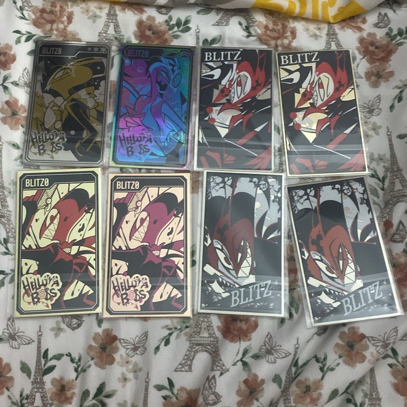 Helluva Boss Blitzø Collective Metal Cards From Shark Robot