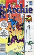 Archie Canadian Price Variant #385 VG 1991 Stock Image Low Grade