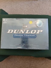 New & Sealed Dunlop Double Titanium Distance Golf Balls - 15 Ball Pack - Vintage