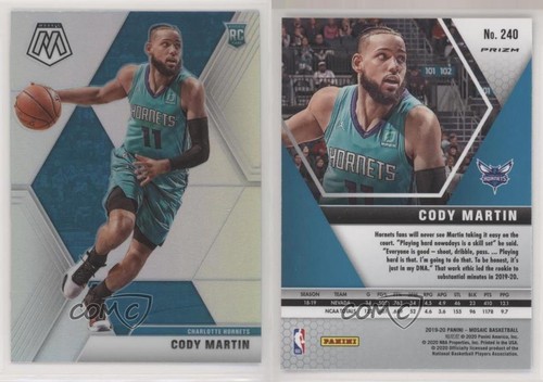 2019-20 Panini Mosaic Rookies Silver Prizm Cody Martin #240 04dh - Picture 3 of 3