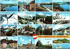 Vintage Postcard Innsbruck Bregenz Salzburg Graz Wien Burgenland Cities Austria
