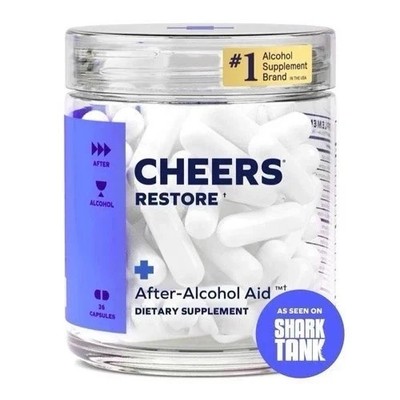 Cheers Restore   DHM + L-Cysteine Supplement | Post-Drinking Support